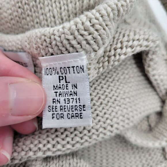 Valerie Stevens Petites Women's 100% Cotton Neutral Knit Tank Top in a Size PL - Picture 9 of 12